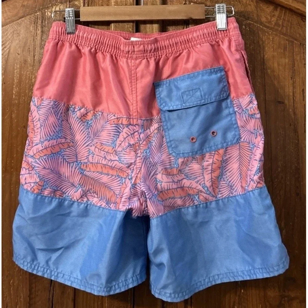 Vineyard Vines‎ Chappy Swim Trunks Swim Bottoms Boys Sz Large 16 EC Clean